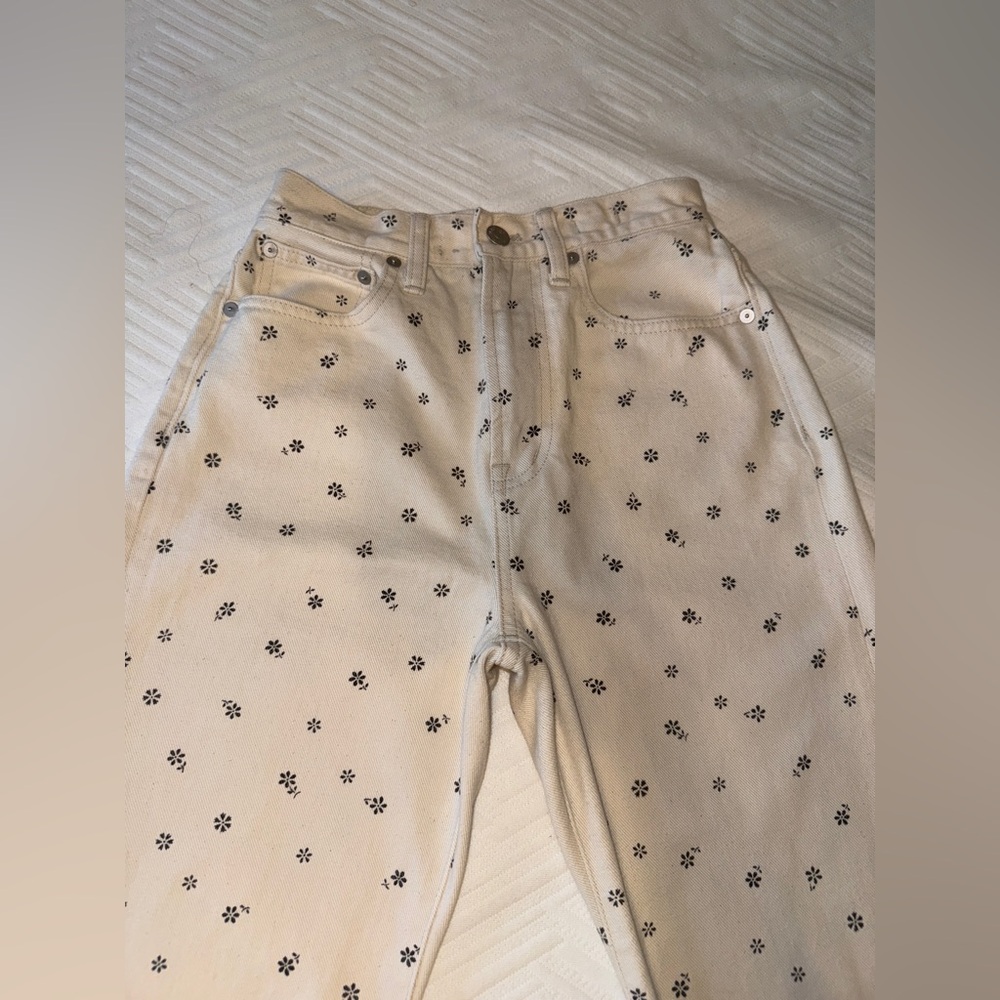 MADEWELL The '90s Straight Jean in Daisy Drizzle SIZE: 25 - Picture 10 of 15